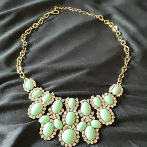 20” Goldtone Beaded,Rhinestone Necklace 💚🔥❤️🔥💕🔥 - Picture 2 of 5